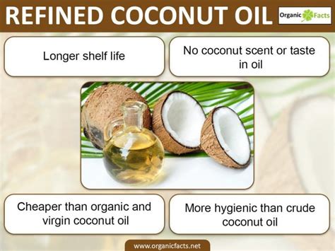 Refined Coconut Oil | Organic Facts