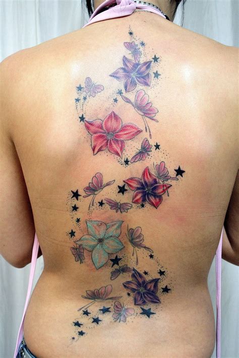 WomenFashion: Butterfly And Flower Tattoos