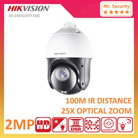 Hikvision DS-2AE4225TI-D(E) 2MP 25x 100m IR Turbo 4-Inch Speed Dome ...