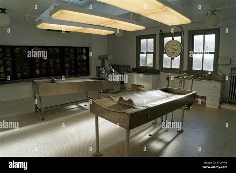 Autopsy room of the former Vancouver city morgue, now the Vancouver Police Museum, Vancouver, BC ...