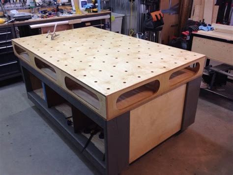 Woodworking assembly table, Woodworking workbench, Workbench designs