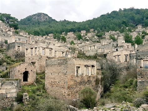 One of the most famous ghost towns in teh world - #Kayakoy village near #Fethiye #Turkey | Ghost ...