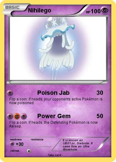 Pokémon Nihilego 7 7 - Poison Jab - My Pokemon Card