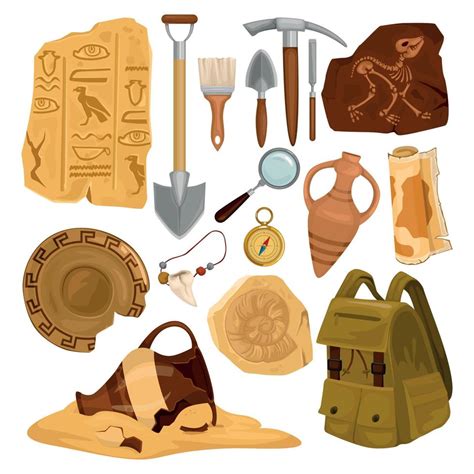 Ancient Artifacts Icon Set 6846157 Vector Art at Vecteezy