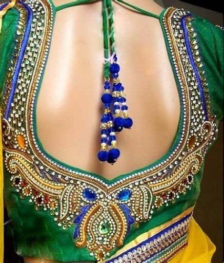 15 Traditional Blouse Back Neck Designs for Pattu Sarees | Styles At Life