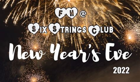 NYE @ Six Strings Club, Six Strings Club, Bloomington, December 31 to January 1 | AllEvents.in