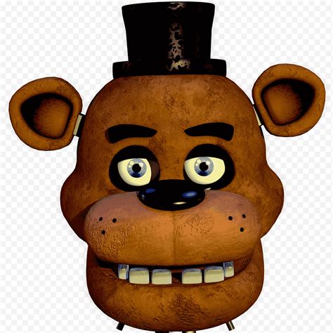 Freddy fazbear cabeza 4k png | Klipartz