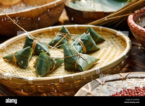 Traditional Chinese rice-pudding Stock Photo - Alamy