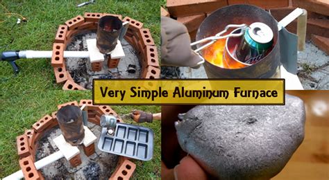 [Video] How To DIY Build A Simple And Cheap Aluminum Melting Furnace ...