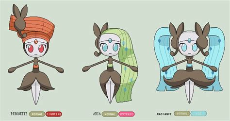 Meloetta forms | Imagenes kawaii, Kawaii, Pensamientos