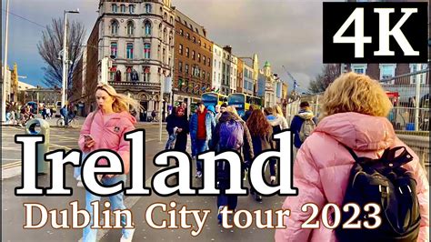 4K Dublin Ireland | Dublin City Centre March 2023| Temple Bar walking tour - YouTube