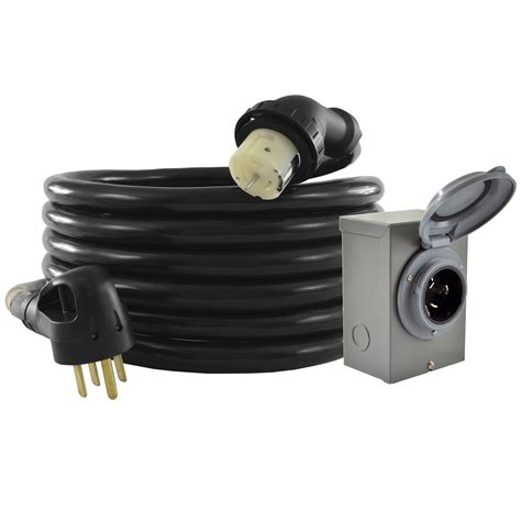 Conntek Heavy Duty 50 Amp RV Power Cord Wiring & Connecting Business & Industrial ...