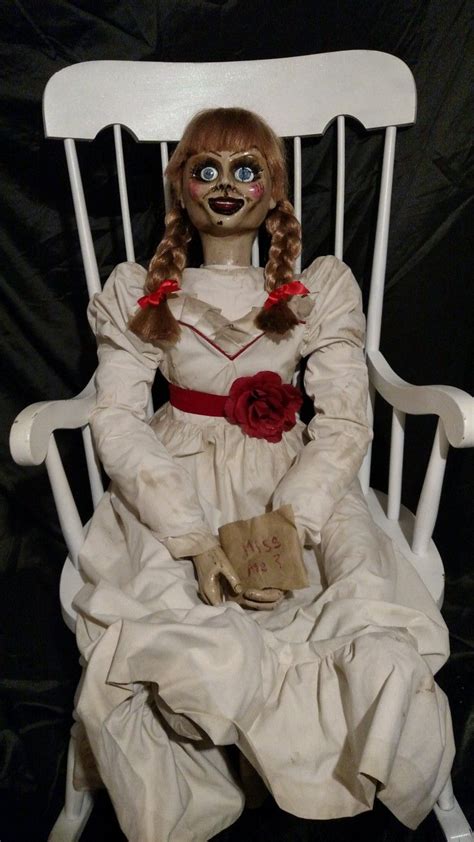 Distressed Demonic Annabelle trubute doll from movies Conjuring, Annabelle. | Scary dolls, Movie ...