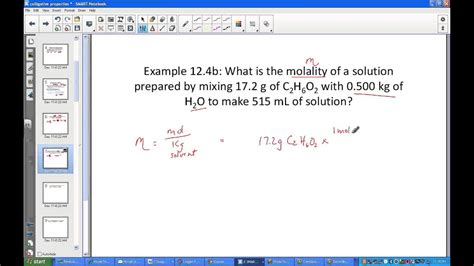 Molarity and Molality Units - YouTube