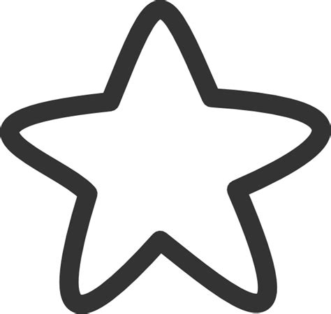 Star Clipart Black And White