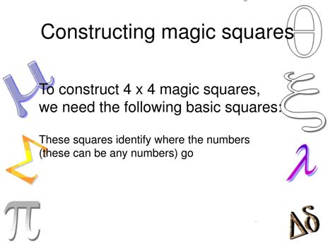 PPT - Magic Squares!!! PowerPoint Presentation, free download - ID:69884