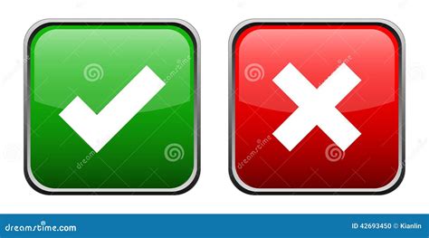 Right And Wrong Icon 2 Stock Vector - Image: 42693450