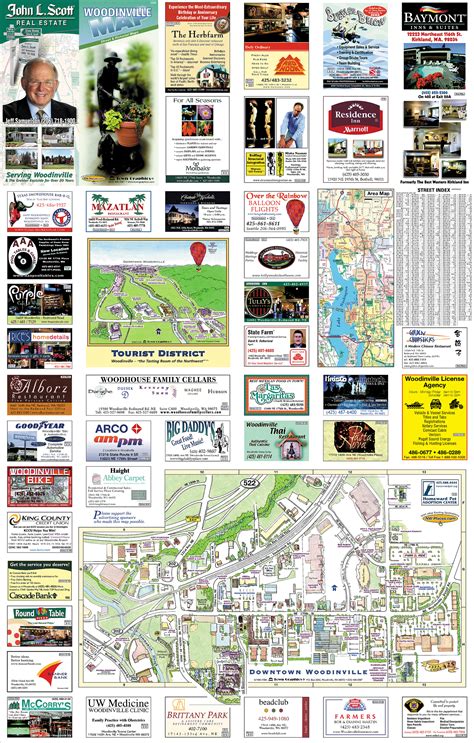 Woodinville tourist map - woodinville washington • mappery