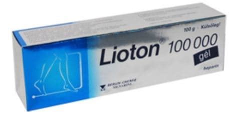 Lioton 100 000 gel 100 g | Varicose vein treatment | Gyógyline