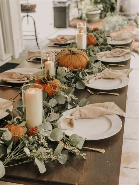 Modern Fall Farmhouse Table Decor Inspiration