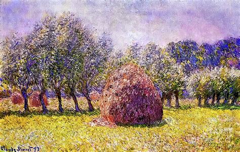 Haystack by Claude Monet 1873 Painting by Claude Monet - Pixels Merch