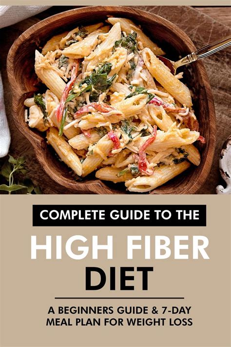 Complete Guide to the High Fiber Diet: A Beginners Guide & 7-Day Meal ...