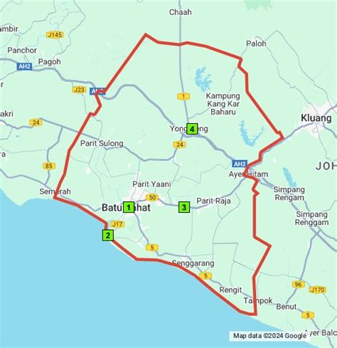 Map of Batu Pahat District - Google My Maps