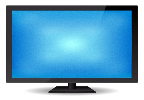 Elegant Flat Glossy Blue Screen TV 261321 Vector Art at Vecteezy