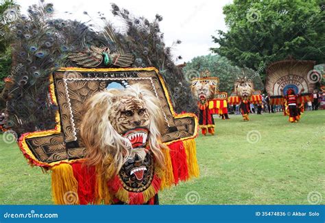 Reog festival editorial photo. Image of central, indonesia - 35474836