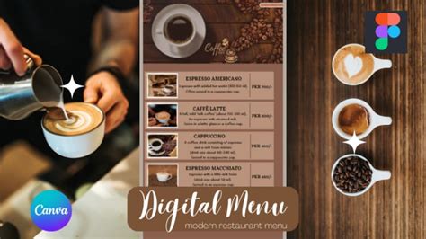 Design modern digital restaurant menu with content by Rahemasiddiqui | Fiverr