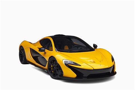 AutoArt McLaren P1, Volcano Yellow w/Yellow/Black Interior 1/18 Diecast Car