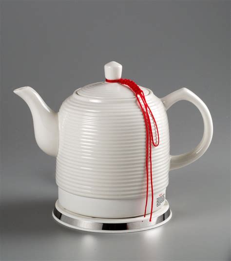 Ceramic electric kettle White | Electric kettle, Kettle, Electricity