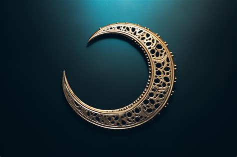 Premium AI Image | Lunar crescent symbol for the moon god Sin illustration photo