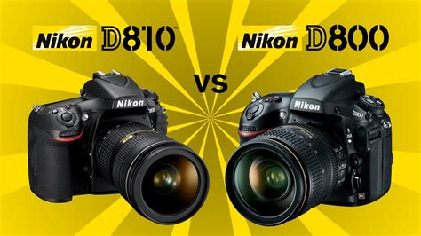 Nikon D810 vs Nikon D800/E - YouTube