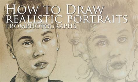 How To Draw Realistic Portraits From Photographs - YouTube