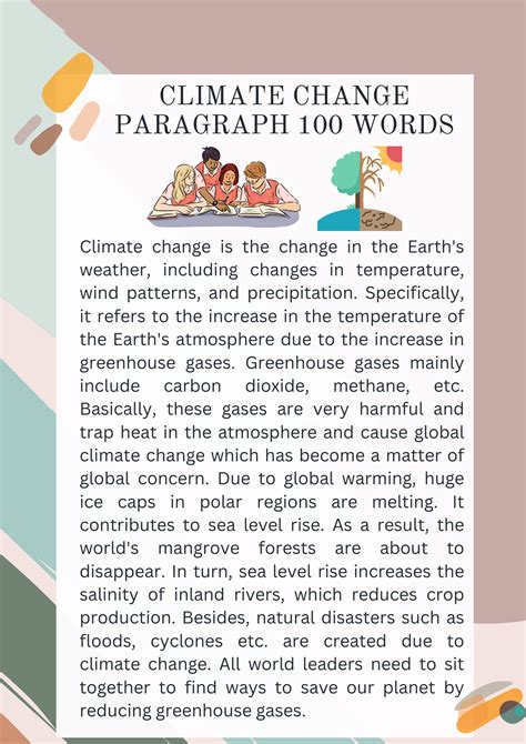 Climate Change Paragraph For SSC, HSC ,100, 150, 200, 300 Words - 10 Minute Madrasah - Seeking ...
