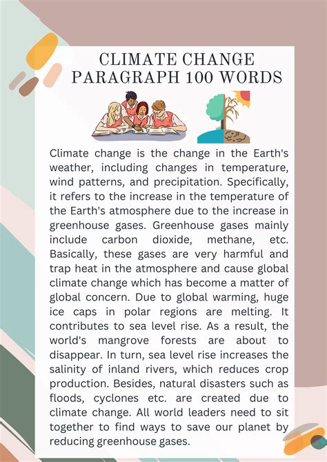 Climate Change Paragraph For SSC, HSC ,100, 150, 200, 300 Words - 10 Minute Madrasah - Seeking ...