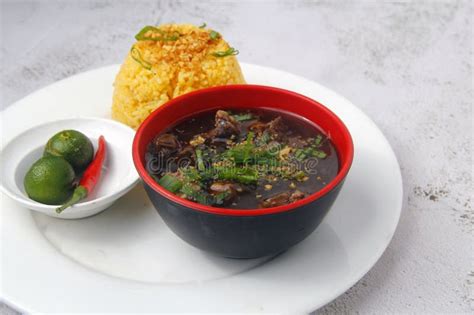 Freshly Cooked Filipino Food Called Beef Pares Stock Photo - Image of ...