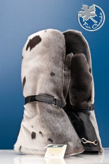 Seal Skin Products - Seal Skin Mitts - Snowmobile Long Mittens - FurCanada Sewing Leather ...