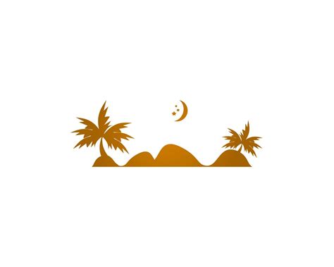 Desert logo design illustration vector template 5309391 Vector Art at ...