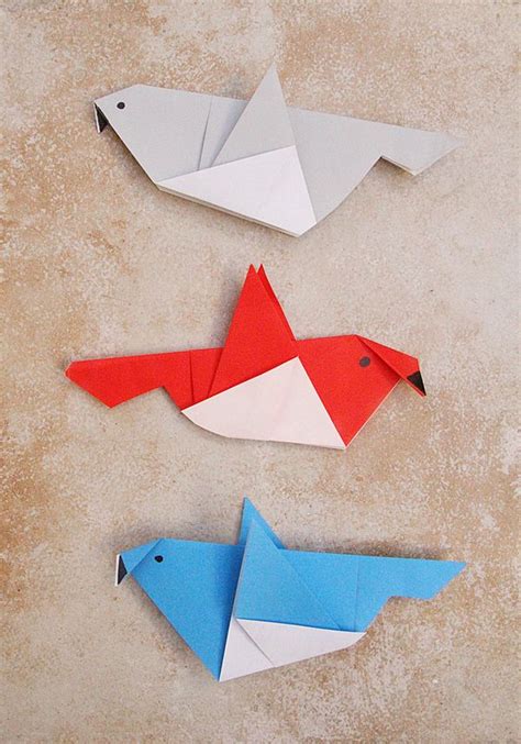 Simple Origami Birds For Kids - creative jewish mom