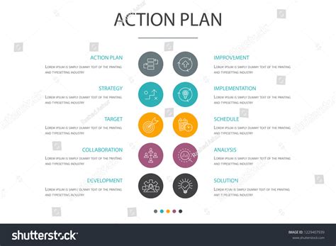 Action Plan Presentation Template Cover Layout Stock Vector (Royalty Free) 1229407939