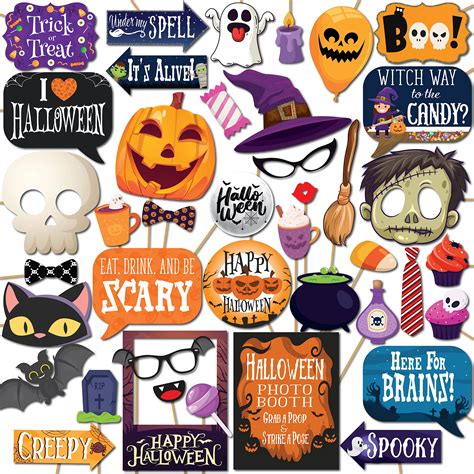 Halloween Printable Photo Booth Props Printable Halloween ...