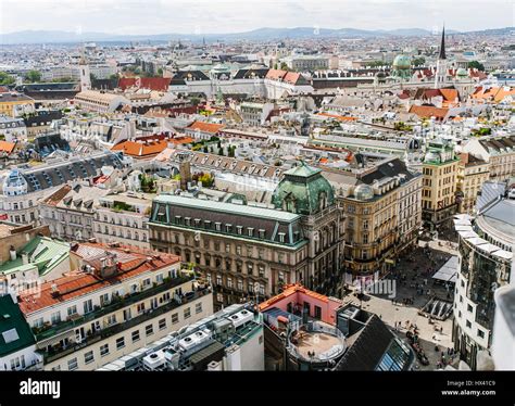 Aerial view of Vienna city center Stock Photo - Alamy