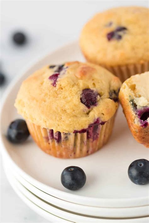 Greek Yogurt Blueberry Muffins - Build Your Bite