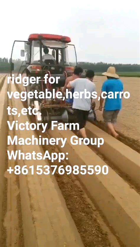 Agricultural Machine Bed Ridger Farming Equipments Farm Machinery Top Factory Farm Tractor ...