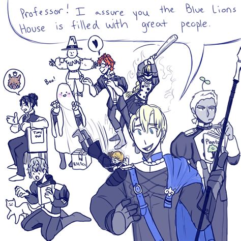 Blue lions: a great house filled with great characters : r/fireemblem