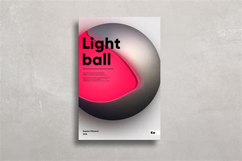 Light ball on Behance