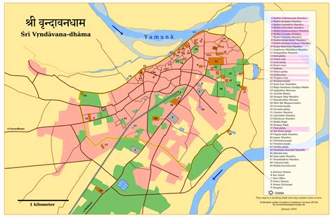 Vrindavan Map