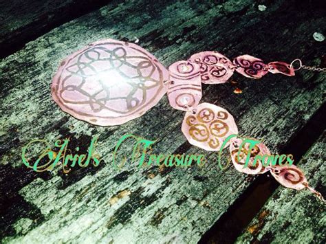 Amulet of Mara Skyrim inspired Copper by ArielsTreasureTroves | Amulet, Etsy, Swarovski crystals